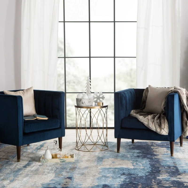 Jaipur Living Benna Handmade Abstract Blue/ Gray Area Rug (5'X8')