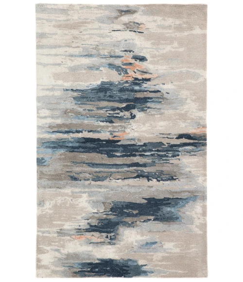 Jaipur Living Ryenn Handmade Abstract Blue/ Pink Area Rug (6'X9')