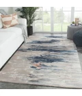 Jaipur Living Ryenn Handmade Abstract Blue/ Pink Area Rug (6'X9')