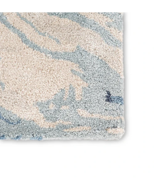 Jaipur Living Atha Handmade Abstract Blue/ Gray Area Rug (6'X9')