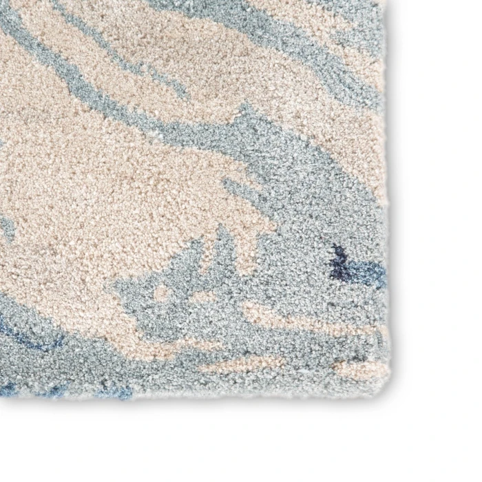 Jaipur Living Atha Handmade Abstract Blue/ Gray Runner Rug (3'X10')