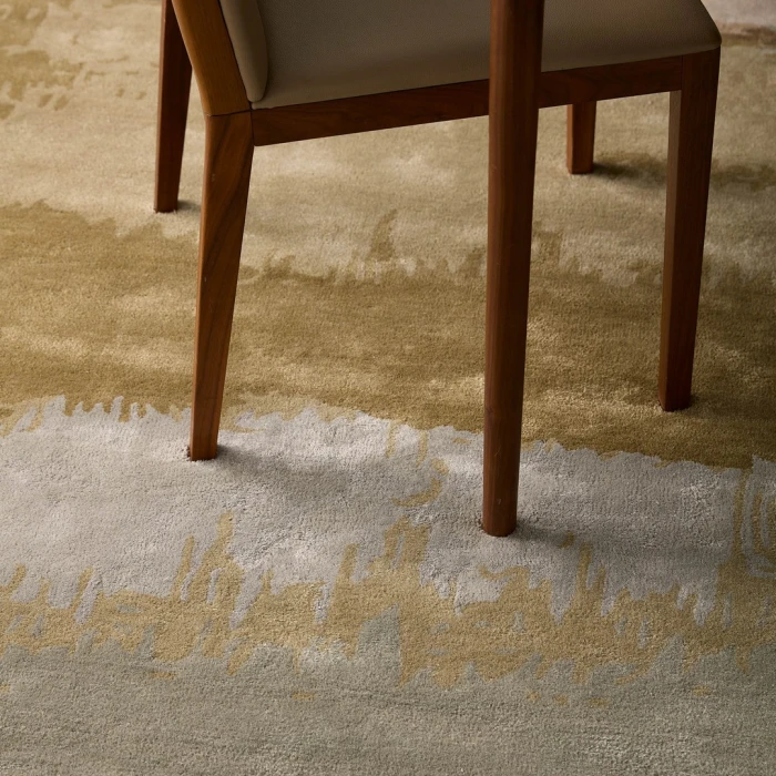 Jaipur Living Juna GES24 Tufted Abstract Tan/Yellow Area Rug (9'6"X13'6")