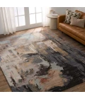 Jaipur Living Luella Handmade Abstract Gray/ Blush Area Rug (5'X8')