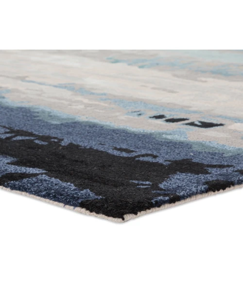 Jaipur Living Benna Handmade Abstract Blue/ Gray Area Rug (5'X8')