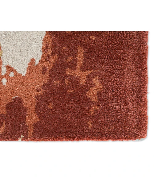 Jaipur Living Swisher Handmade Abstract Blue/ Red Area Rug (2'X3')