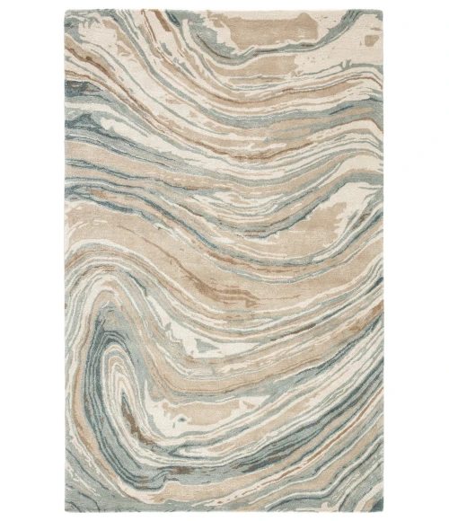 Jaipur Living Atha Handmade Abstract Tan/ Gray Area Rug (2'X3')