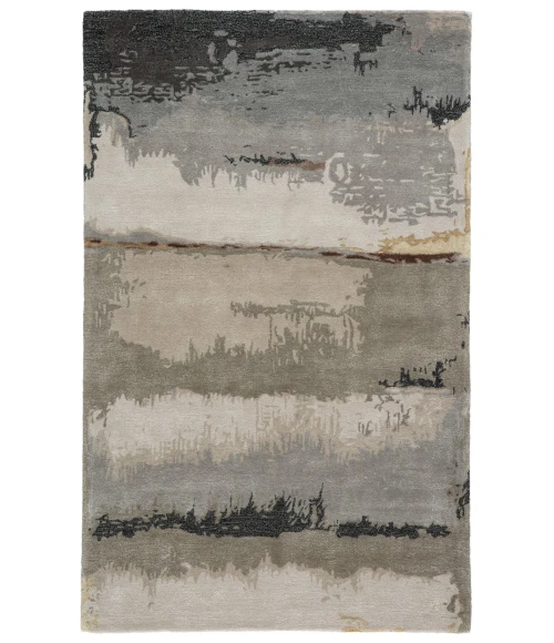 Jaipur Living Juna Handmade Abstract Black/ Taupe Area Rug (8'X11')