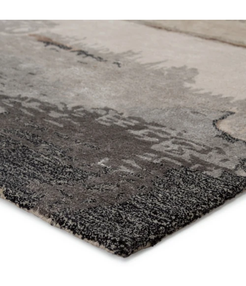 Jaipur Living Juna Handmade Abstract Black/ Taupe Area Rug (8'X11')