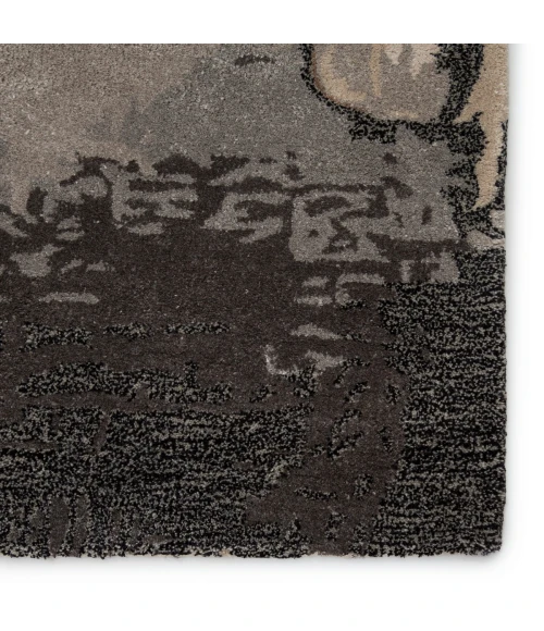 Jaipur Living Juna Handmade Abstract Black/ Taupe Area Rug (8'X11')