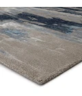 Jaipur Living Ryenn Handmade Abstract Dark Blue/ Gray Area Rug (8'X11')