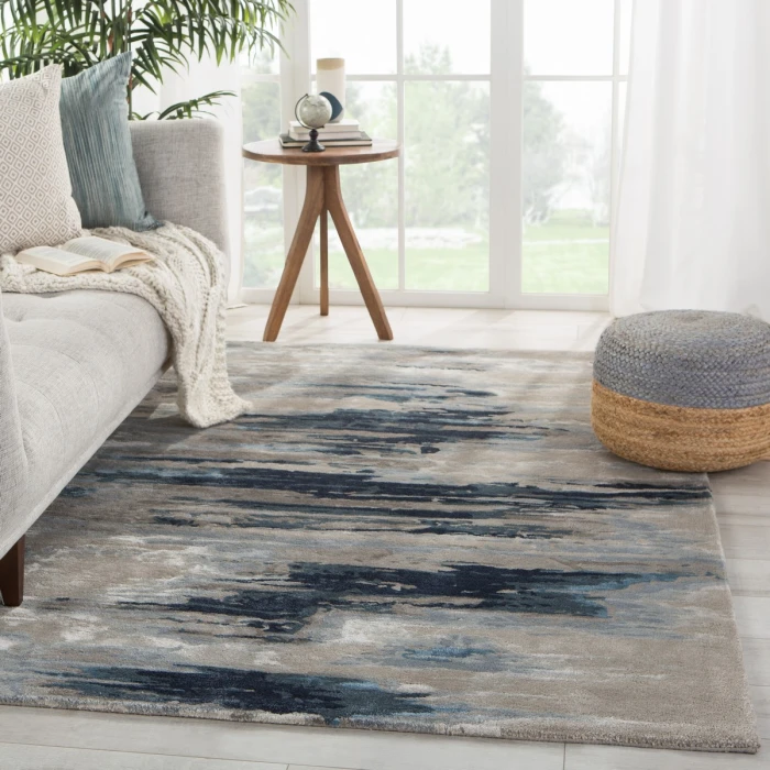 Jaipur Living Genesis Dark Blue GES40 18 in. Swatch Square Rug