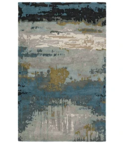 Jaipur Living Genesis Benna GES41 Black/Green 5 ft. X 8 ft. Rectangle Rug