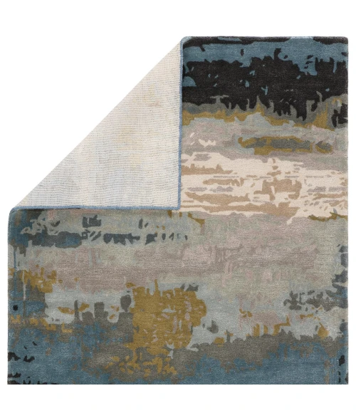 Jaipur Living Benna Handmade Abstract Black/ Green Area Rug (5'X8')