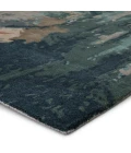 Jaipur Living Luella Handmade Abstract Teal/ Gray Area Rug (5'X8')