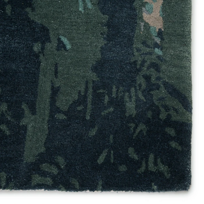 Jaipur Living Luella Handmade Abstract Teal/ Gray Area Rug (5'X8')