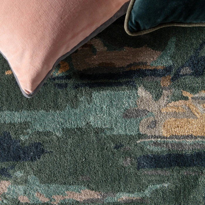 Jaipur Living Luella Handmade Abstract Teal/ Gray Area Rug (5'X8')