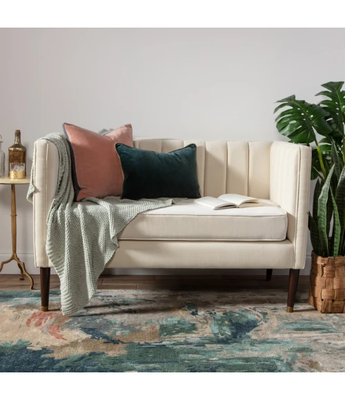 Jaipur Living Luella Handmade Abstract Teal/ Gray Area Rug (5'X8')