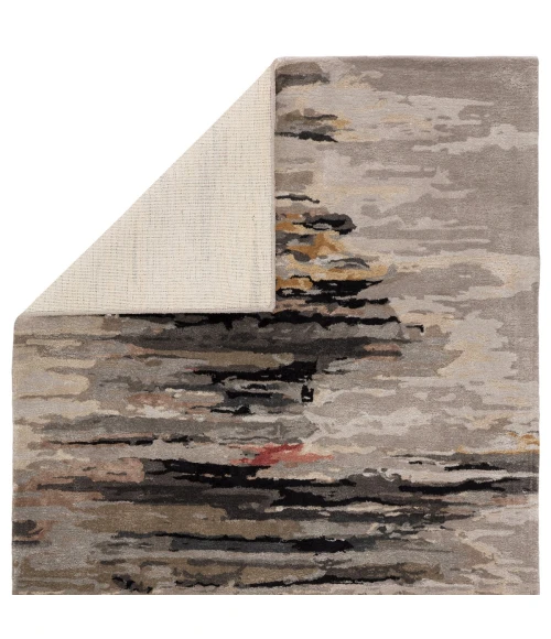 Jaipur Living Ryenn Handmade Abstract Gray/ Black Area Rug (8'X11')