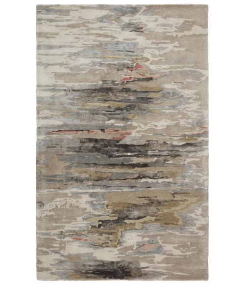 Jaipur Living Ryenn Handmade Abstract Taupe/ Blush Area Rug (5'X8')