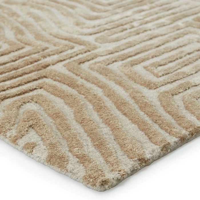 Jaipur Living Impress Handmade Abstract Beige Square Area Rug 6' SQR