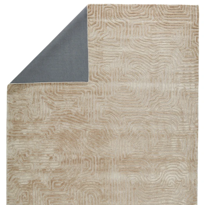 Jaipur Living Impress Handmade Abstract Beige Square Area Rug 6' SQR