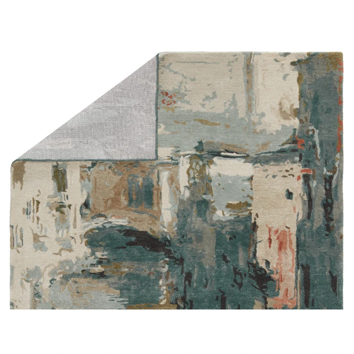 Jaipur Living Luella Handmade Abstract Green/ Gray Area Rug (5'X8')