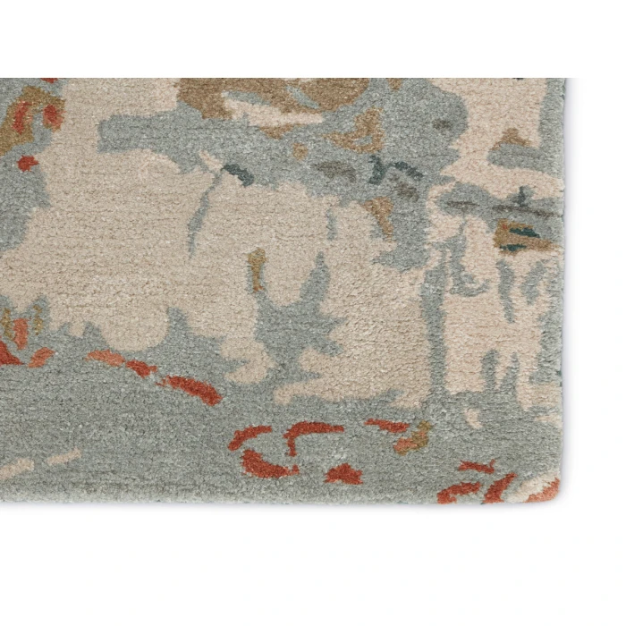 Jaipur Living Luella Handmade Abstract Green/ Gray Area Rug (5'X8')