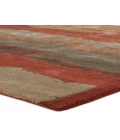 Jaipur Living Juna Handmade Abstract Red/ Brown Area Rug (8'X11')