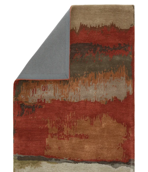 Jaipur Living Juna Handmade Abstract Red/ Brown Area Rug (8'X11')