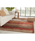 Jaipur Living Juna Handmade Abstract Red/ Brown Area Rug (8'X11')