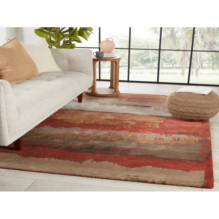 Jaipur Living Genesis Red GES52 18 in. Swatch Square Rug