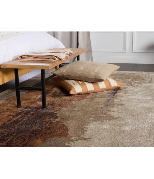 Jaipur Living Juna Handmade Abstract Red/ Brown Area Rug (8'X11')