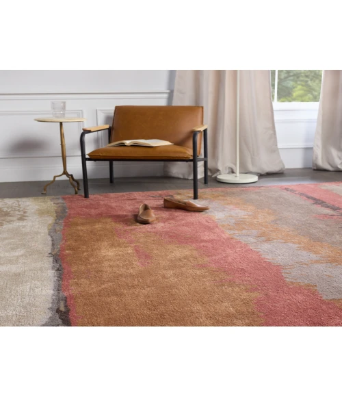 Jaipur Living Juna Handmade Abstract Red/ Brown Area Rug (8'X11')