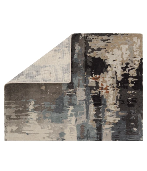Jaipur Living Matcha Handmade Abstract Gray/ Black Area Rug (10'X14')