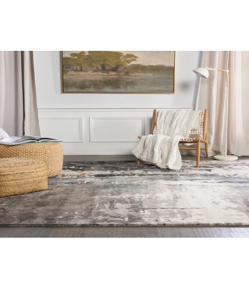 Jaipur Living Matcha Handmade Abstract Gray/ Black Area Rug (10'X14')