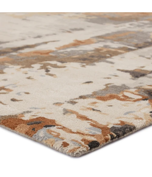 Jaipur Living Matcha Handmade Abstract Gray/ Tan Area Rug (8'X11')