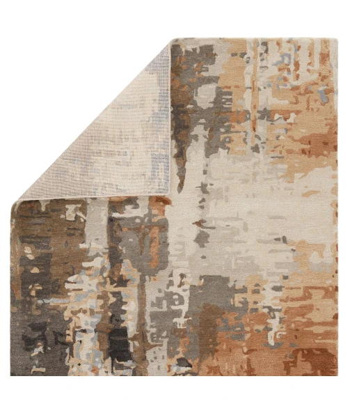 Jaipur Living Matcha Handmade Abstract Gray/ Tan Area Rug (8'X11')