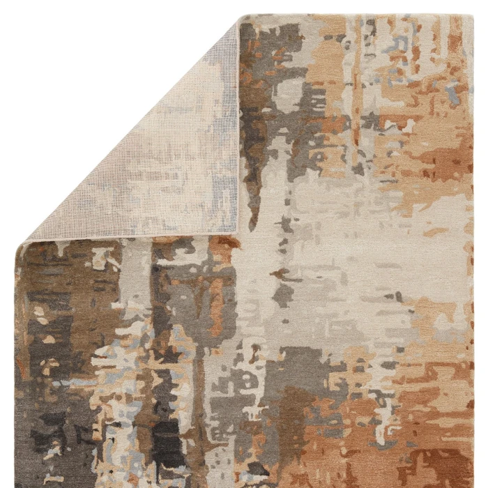 Jaipur Living Matcha Handmade Abstract Gray/ Tan Area Rug (10'X14')