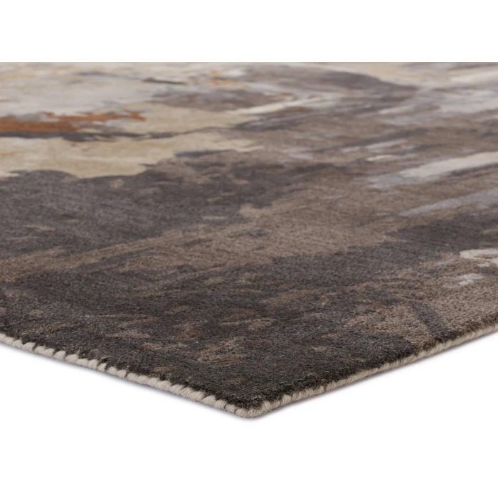 Jaipur Living Luella Handmade Abstract Brown/ Gray Area Rug (5'X8')