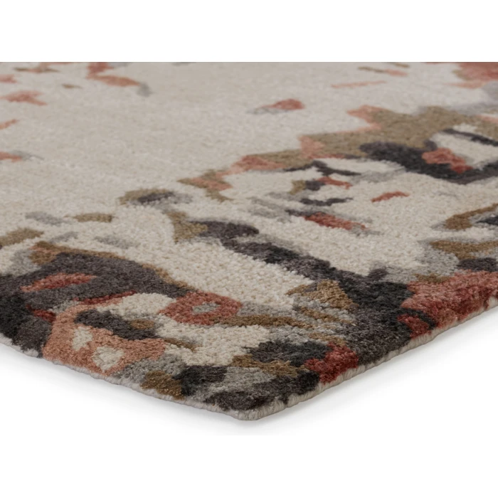 Jaipur Living Matcha Handmade Abstract Gray/ Red Area Rug 10'X14'