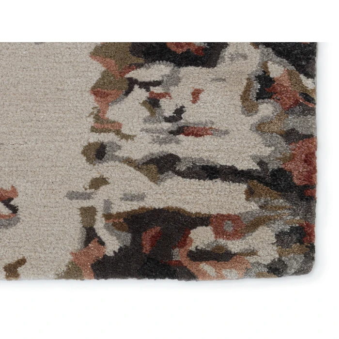 Jaipur Living Matcha Handmade Abstract Gray/ Red Area Rug 10'X14'