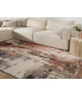 Jaipur Living Matcha Handmade Abstract Gray/ Red Area Rug 8'X11'