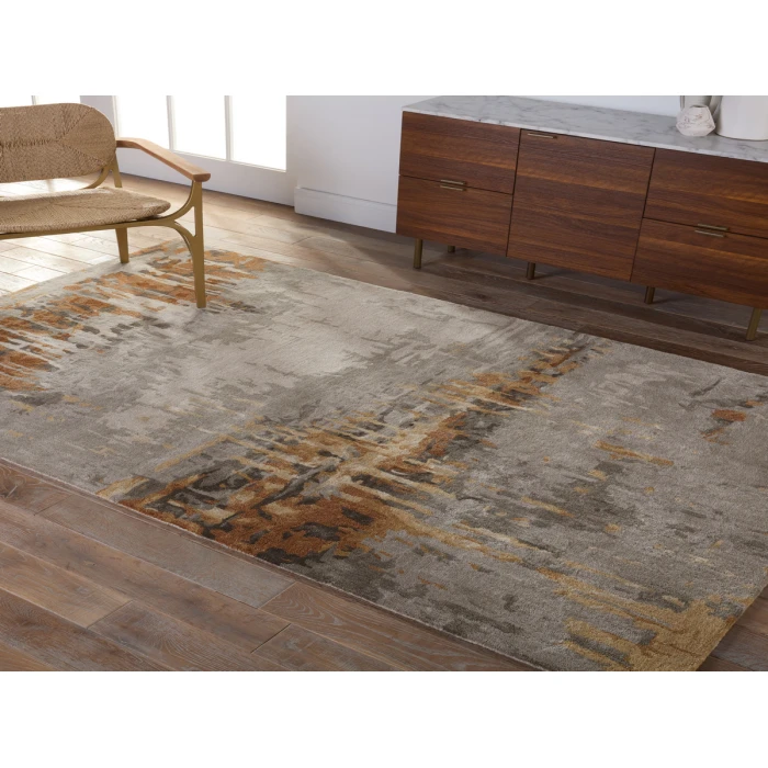 Jaipur Living Prause Handmade Abstract Gray/ Bronze Area Rug 6'X9'