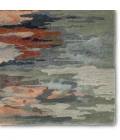 Jaipur Living Ryenn Handmade Abstract Sage/ Peach Area Rug 9'X12'