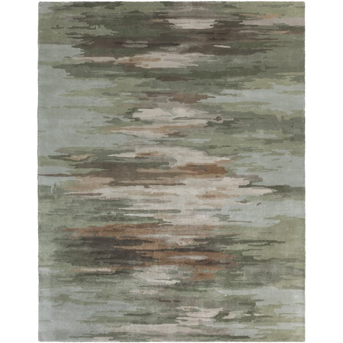 Jaipur Living Ryenn GES62 Handmade Contemporary Green (18" Swatch)