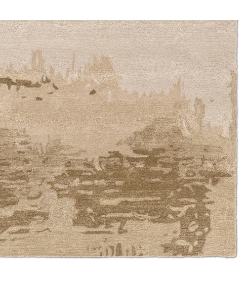 Jaipurliving Genesis Tanbeige Ges63 10 Ft. X 14 Ft. Rect. Rug
