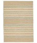Jaipur Living Eirene Natural Striped Beige/ Blue Area Rug 2'X3'