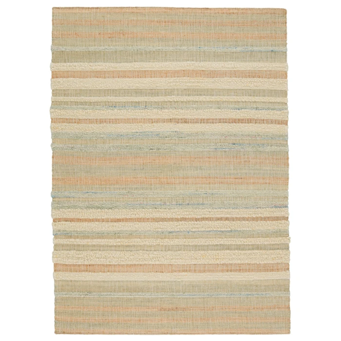 Jaipur Living Eirene Natural Striped Beige/ Blue Area Rug 2'X3'
