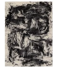 Jaipur Living Dusk Abstract Black/ Cream Area Rug 8'X10'