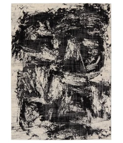 Jaipur Living Graphite Dusk GRA02 Black - Cream 8 ft. X 10 ft. Rectangle Rug